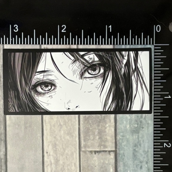 Other - 🌀10/$10🌀 Comic Girl Eyes Reusable Waterproof Vinyl Sticker Decal